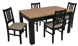 stol-rozkladany-80x140-180-cm-4-krzesla-drewniane-tapicerowane-siedzisko