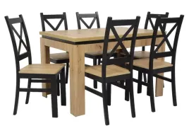 stol-prostokatny-rozkladany-80x120-160-6-krzesel-drewniane-siedzisko