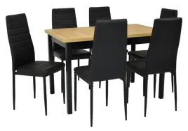 stol-rozkladany-70x120-160cm-6-krzesel-ekoskora-czarna-do-salonu-jadalni