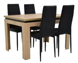 stol-rozkladany-80x120-160-4-krzesla-czarna-ekoskora-salon-jadalnia