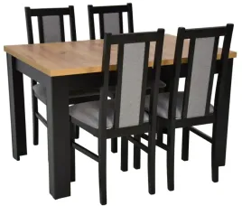 stol-rozkladany-80x120-160cm-4x-krzeslo-drewniane-b-14-opcje-kolorystyczne