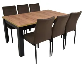stol-rozkladany-90x160-200cm-6x-krzeslo-tapicerowane-ik-10-kolory