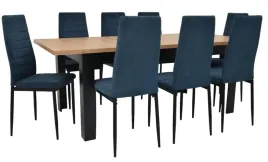 stol-rozkladany-90x160-200cm-dab-artisan-8-krzesel-sztruks-granatowy