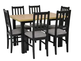 stol-rozkladany-krzesla-drewniane-tapicerowane-siedzisko-80x80-160-cm