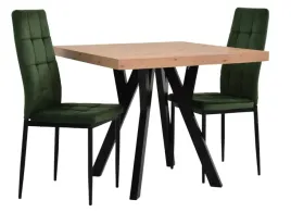 stol-rozkladany-90x90-190-cm-2-krzesla-tapicerowane-welur-zielony