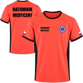 koszulka-t-shirt-ratownik-medyczny-czerwony-fluo-eskulap-flagi-pl