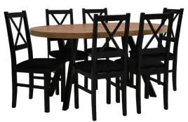 stol-rozkladany-100x100-200cm-6-krzesel-lite-drewno-tapicerowane-siedzisko
