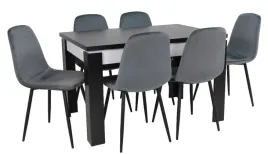 stol-rozkladany-80x120-160cm-6-krzesel-welur-szary