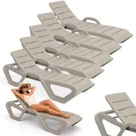 lezak-ogrodowy-plazowy-basenowy-regulowany-monoblock-taupe-zestaw-5-szt