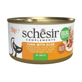 schesir-complements-mokra-karma-dla-kota-tunczym-z-aloesem-w-galarecie-70g