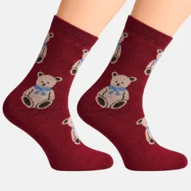 skarpety-skarpetki-damskie-z-welna-wysokie-miekkie-w-misie-bordowe-39-41
