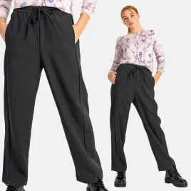 spodnie-damskie-z-bawelna-luzne-szerokie-z-kieszeniami-casual-grafit-m