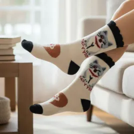 skarpety-skarpetki-damskie-wysokie-miekkie-puszyste-w-koty-35-38-wzor1