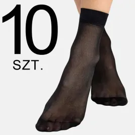 skarpetki-damskie-rajstopowe-cienkie-krotkie-gladkie-czarne-zestaw-10-sztuk