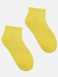 skarpetki-damskie-bawelniane-skarpety-kolorowe-zolte-krotkie-zakostki-35-38