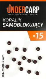 undercarp-koralik-samoblokujacy-brazowy-4mm