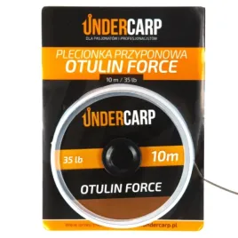 undercarp-plecionka-przyponowa-w-otulinie-10-m-35-lbs-otulin-force-brazowa