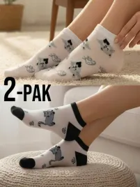 2-pak-skarpetki-skarpety-damskie-z-bawelna-w-koty-krotkie-zestaw-35-38