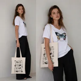 torebka-torba-shopper-na-ramie-plocienna-na-zamek-pojemna-wzor-koty-bezowa