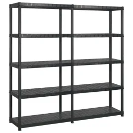regal-uniwersalny-5-poziomowy-czarny-85-x-40-x-185-cm-plastikowy
