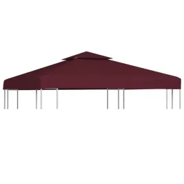 zadaszenie-do-altany-ogrodowej-2-poziomowe-bordowe-3x3m-310g-m-pvc