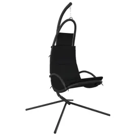 hustawka-ogrodowa-czarna-z-poduszka-106-x-93-x-195-cm