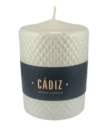 swieca-cadiz-walec-duzy-fi9-bialy-h11cm