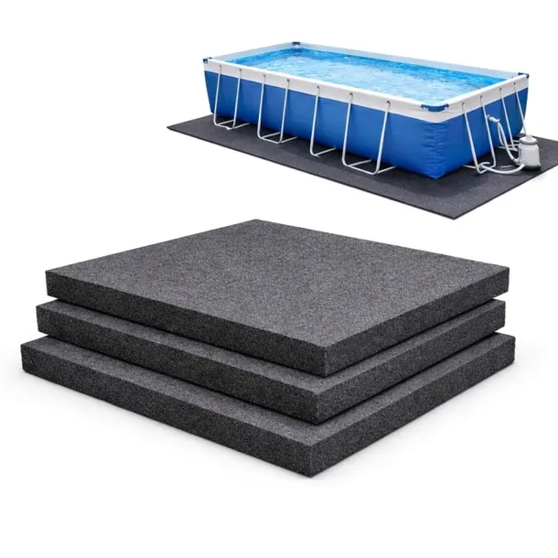 Mata pod basen ogrodowy 120x100x3 cm Podkład ochronny pod baseny Mata PE