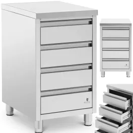 szafka-gastronomiczna-wolnostojaca-4-szuflady-stal-50-x-60-x-87-cm