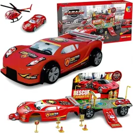 parking-z-autkami-auta-samolot-auto-garaz-ze-zjezdzalnia-dla-autek-tor-samo