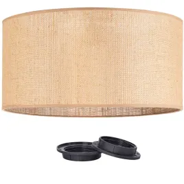 abazur-rustykalny-okragly-walec-tuba-40cm-juta-bezowy