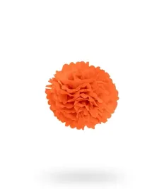 pompon-z-bibuly-kula-20cm-pomaranczowy-uniw