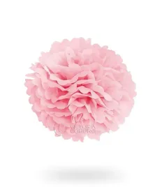 pompon-z-bibuly-30cm-rozowy-jasny-uniw