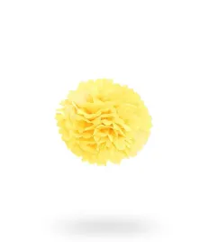 pompon-z-bibuly-kula-20cm-zolty-uniw