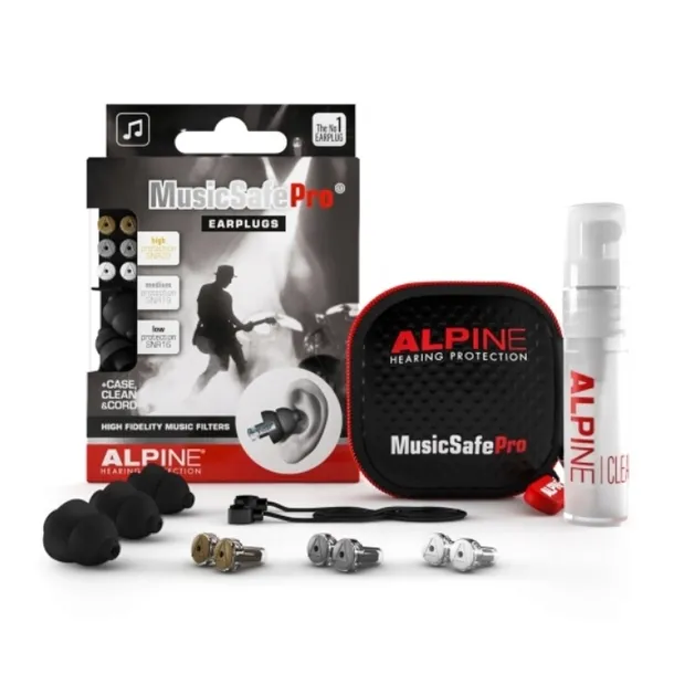 Zatyczki Do Uszu Alpine Musicsafe Pro Stopery Ochronne Czarne