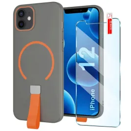 etui-z-paskiem-na-palec-matowe-szare-do-iphone-12-ordo-magsafe-szklo