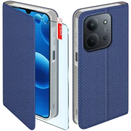 etui-magnet-do-xiaomi-redmi-15c-5g-zamykane-granatowe-futeral-szklo-9h