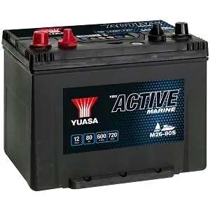 Akumulator Yuasa Marine 80Ah M26-80 L kamper jacht