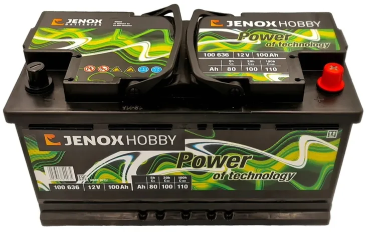 Akumulator JENOX HOBBY 100Ah JACHT KAMPER
