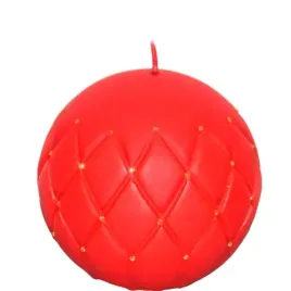 swieca-florencja-pikowana-czerwona-kula-12cm