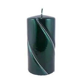 swieca-bolero-metallic-walec-sredni-zielony-14cm