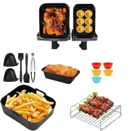 slikonowy-zestaw-akcesoriow-do-airfryer-formy-i-akcesoria