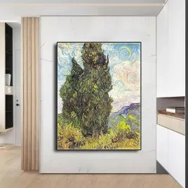 obraz-w-ramie-cyprysy-40x60cm