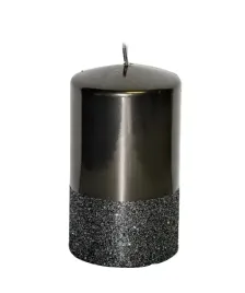 swieca-ozdobna-prince-walec-fi8cm-grafit-h14cm