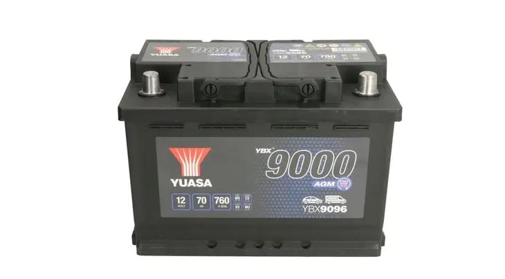Akumulator Bateria Yuasa 70AH 760A Start Stop YBX9096 36M-cy GWARANCJI