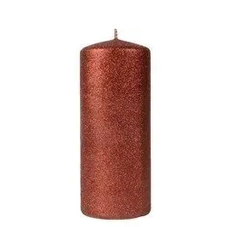 czerwony-swieca-glamur-brokat-walec-duzy-18cm