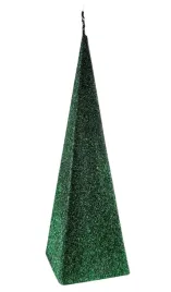 swieca-iris-piramida-230mm-butelkowa-zielen