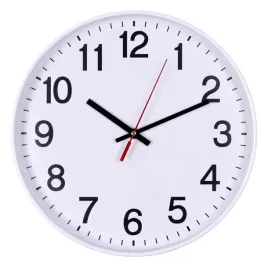 zegar-scienny-donau-34-cm-bialy-plastikowy-bezglosny-do-biura-i-domu