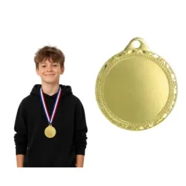 medal-zloty-i-miejsce-32-mm-uniwersalny-wstazka-11mm-i-emblemat-gratis