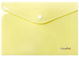 teczka-koperta-a5-plastik-pastel-zolty-biurfol